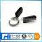 High quality custom body solid barbell spring clip collar stainless steel clip black rubber handle