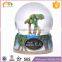 Factory Custom made best home decoration gift polyresin resin san antonio texas snow globe