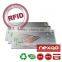 Best RFID plastic/paper ticket Chinese maker !! cheap paper ticket with mi fare chip