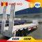 High quality China flatbed semi trailer and 8 axles low bed semi trailers for sale