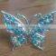 rhinestones butterfly napkin ring