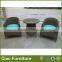 Foshan patio furniture rattan coffee set 2015