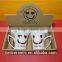 High Quality Promotional Logo Printed Ceramic french coffee cups