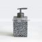 Concrete Grey Bathroom Accessory Sets Terrazzo Lotion Dispenser