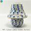 glass mosaic antique candlestick holders