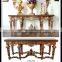2017 Factory Supply Antique gold console table