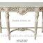 Antique Gold Living Room Console Table Rococo Furniture