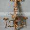 MW-0007-01 Wall decoration hanging candle holder with metal