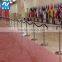 Round Top Queue Up Stand with Velvet Rope