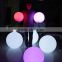 Wonderful glowing outdoor swimming pool and garden used rechargeable colorful waterproof led light up ball