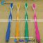 OEM/ODM wholesale rubber handle soft nylon bristle adult toothbrush