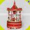 wholesale baby wooden toy carousel music box christmas gift kids wooden toy carousel music box W07B009C