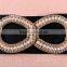 Wholesale Pearl and Rhinestone Inlaid Buckle Sex Women Lady Wide PU Waist Belt