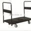 900kg heavy duty platform handtruck with brake castor