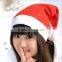 2016 Cheap factory price Christmas Party Santa red Hat And White Cap for Christmas decoration