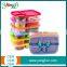 Food Grade 3 Compartment PP Bento Lunch Box Container