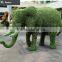 Fake plastic grass hedge artificial milan grass topiary animal made in dongguan for wholesale
