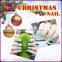 2017 new fashion private label acrylic nail for Christmas party