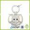 Keychain wholesale price custom animal shaped leather key chain