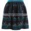 Ladies Beaded High Waist Skirt With Elastic