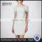 MGOO Wholesale 2015 Dress Manufacturer OEM Short Sleeves Women Work Dress Bandage Spandex Plaid Shinning Dress H265