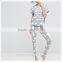 New Womens Tall Rainbow Pajamas Set 100% Cotton Pajamas Women Summer