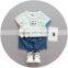 S17379A Baby Boys T Shirt Short Sleeve Children Clothing Summer Kids Printing T Shirt