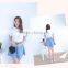 2017 new design Summer chiffon Lolita White Sailor sexy girls high school uniform design