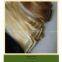 Blonded Clip in Indian Virgin Human Hair Weft Extensions for Africa American