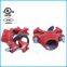 Ductile Iron Mechanical Tee with Threaded Outlet with FM/UL Approved