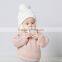 B22241A Baby pullover sweater sweet infant round collar long sleeve Knit sweaters