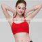 Wholesale Red Crop Top Strappy Back Athletic Fitness Sports Yoga Bras