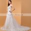 Ball Gown Wedding Dress Sparkle & Shine Court Train Strapless Tulle bridal gown P059