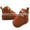 Top quality 100% handmade suede genuine leather newborn shoes moccasins baby boots