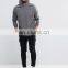 Hooded Neck Sweatshirt with Drop Shoulder