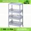 2015 New Rectangle 4 Layer Kitchen Rack With Wheel