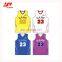 Digital printing custom made sublimation basketball jersey pattern