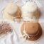 Custom paper hats straw hat with lace for children