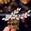 Amelie Wedding Hair Accessories Regal Girls headpiece Opal Crystal Bridal Hair Comb Jewelry Decoration bobby comb Head wear