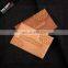 custom PU leather label patch for brand jeans garment
