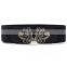 Womens Vintage Waist Belt Wide Elastic Stretch Retro Belt 6 Colors Options