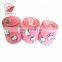 Factory wholesale 3Pcs/Set PET packing Lovely Pattern Printing Plastic Hair Rollers Curlers Bangs Stickers