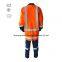 Anti Arc Flash Fire Retardant Suit / Fire Retardant Boiler Suit With Reflective Trim