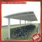 outdoor public alu aluminum pc polycarbonate park bike bicycle motorcycle canopy shelter cover canopies awning carport for sale