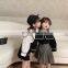 6710/Elegant kids school turn down collar sweet shirt custom korea fashion wholesale girls top