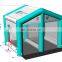 Wholesale pop up  ultrasonic humidifier inflatable disinfection entrance, decontamination fog misting tunnel room