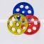 Body Exercise Weight Lifting Training Rubber Weight Plate With 7 holes
