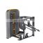 Strength equipment converging chest press shoulder press triceps press