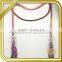 Colorful Polyester tassel trim fringe for curtains FT-040