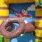 Jungle Themed Inflatable Carnival Game Set Big Mouth Baseball Basketball Hoverball Games For Events